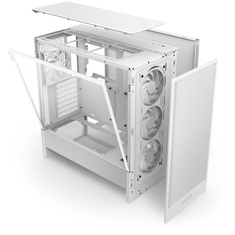 Torre NZXT H5 Flow RGB Cristal Templado