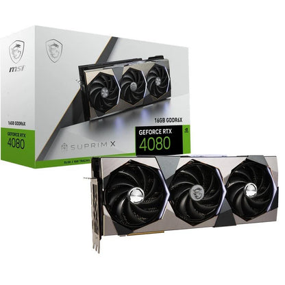 Gráfica MSI GeForce RTX 4080 SUPRIM X 16GB GDDR6X