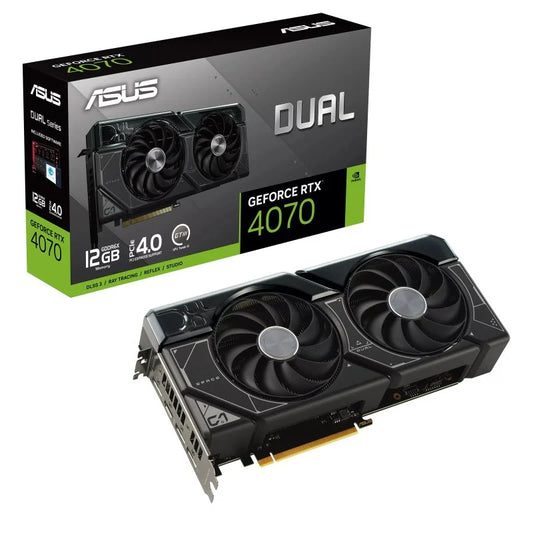 Gráfica ASUS Dual GeForce RTX 4070 12GB GDDR6X DLSS3