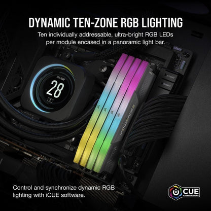 Corsair Vengance RGB DDR5 6000MHz 32GB 2x16GB CL30 Intel XMP - AMD EXPO