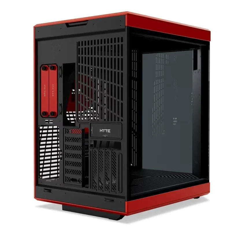 Hyte Y70 Touch Infinite Mid Tower EATX con Pantalla Doble Cristal Templado USB-C Roja