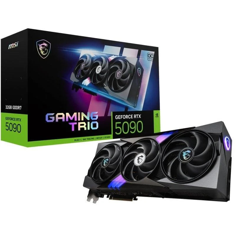 MSI GeForce RTX 5090 GAMING TRIO OC 32GB GDDR7 Reflex 2 RTX AI DLSS4