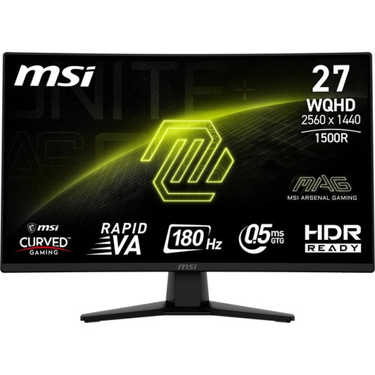 MSI MAG 27" LED Rapid VA QHD 180Hz Curva