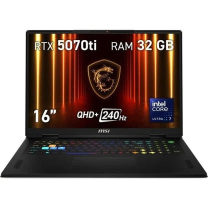 MSI Vector 16 HX AI Intel Ultra 9 275HX 32GB 1TB RTX 5070 Ti