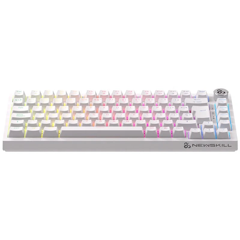 Newskill Pyros PRO Teclado Gaming Inalámbrico Mecánico 75% Hotswap Blanco
