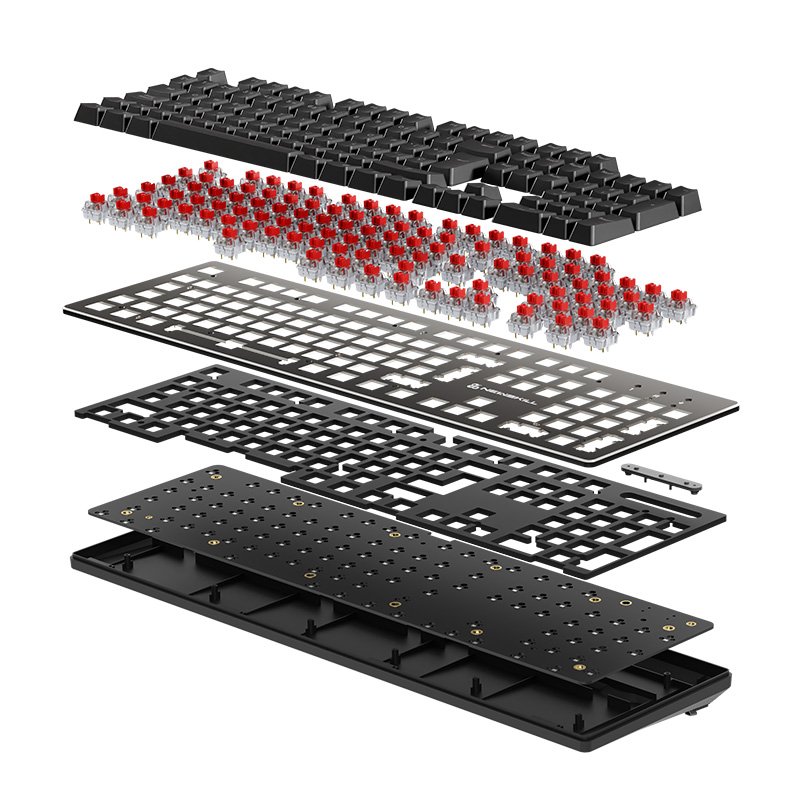 Newskill Serike V2 Teclado Gaming Mecánico RGB Negro NewSwitch Red