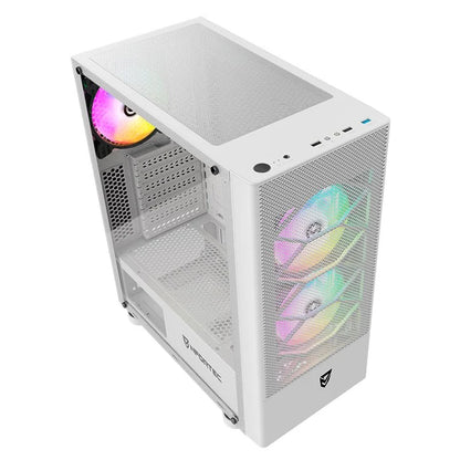 Nfortec Caelum RGB Torre ATX con Frontal Mallado Cristal Templado
