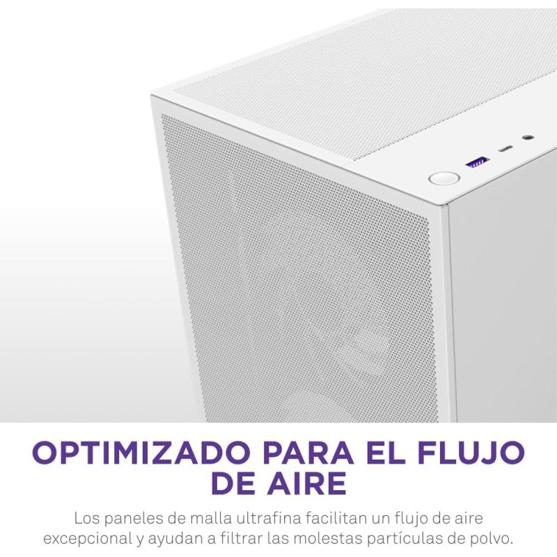 Torre NZXT H5 Flow RGB Cristal Templado
