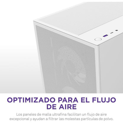 Torre NZXT H5 Flow RGB Cristal Templado