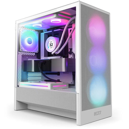 Torre NZXT H5 Flow RGB Cristal Templado