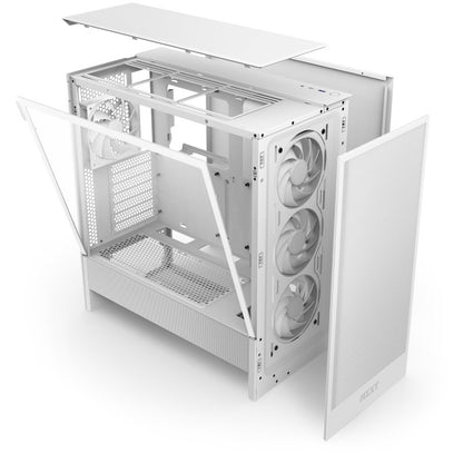Torre NZXT H5 Flow RGB Cristal Templado