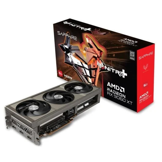 Gráfica Sapphire Nitro+ Radeon RX 9060 XT 16GB GDDR6 FreeSync OC Tri-X