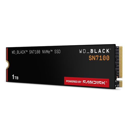 WD BLACK SN7100 1TB Disco SSD 7250MB/s NVMe PCIe 4.0 M.2 Gen4 TLC 3D NAND